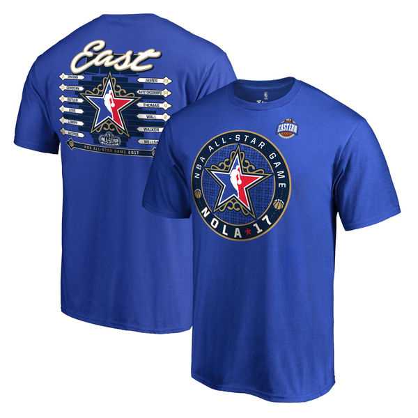 Men's Eastern Conference Fanatics Branded Royal 2017 NBA All-Star Game NOLA East Roster T-Shirt,We sell and wholesale Men's Eastern Conference Fanatics Branded Royal 2017 NBA All-Star Game NOLA East Roster T-Shirt on line form chian!